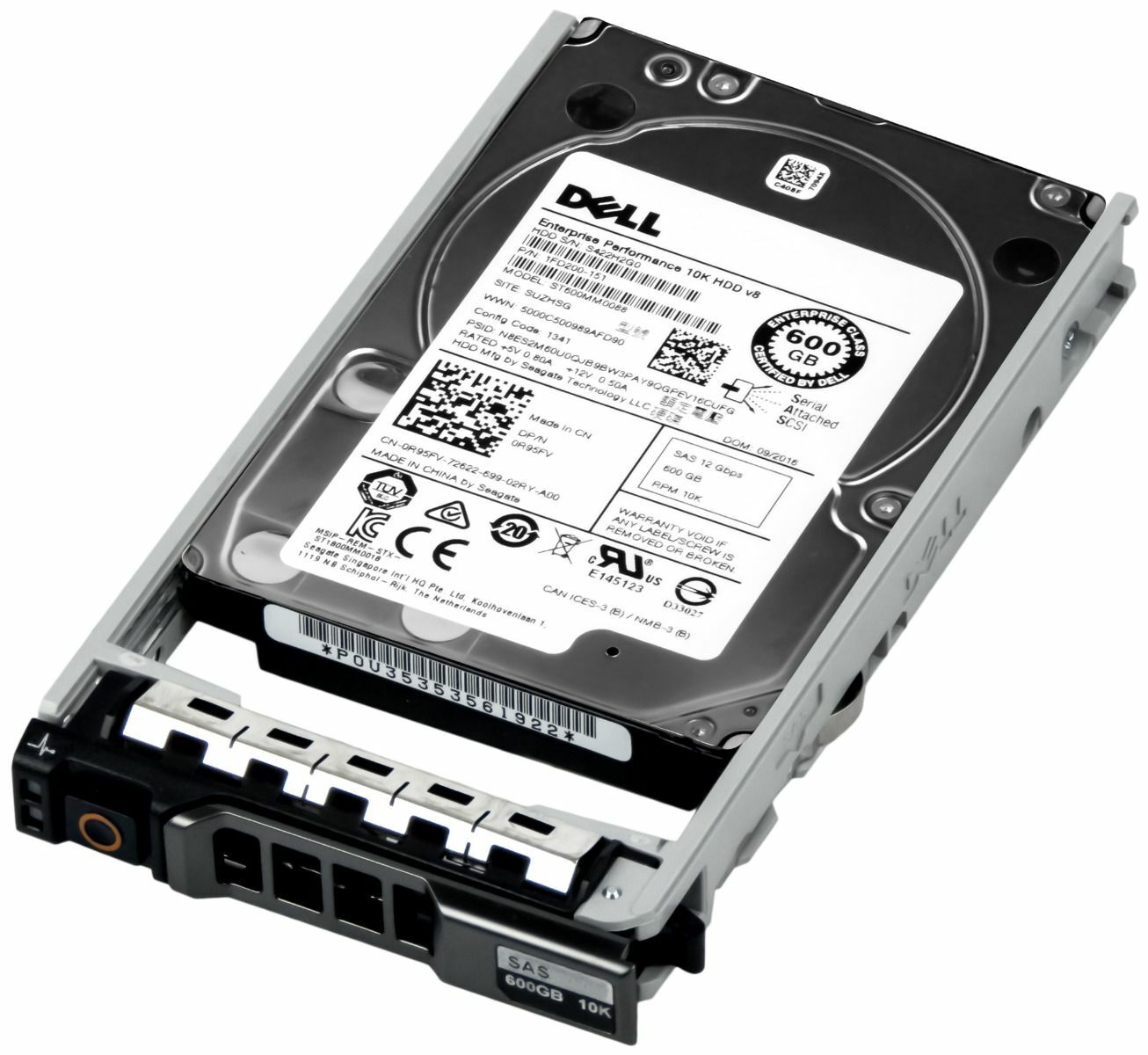 HARD DRIVE DELL 0R95FV R95FV 600GB 10000RPM 128MB SAS-3 ST600MM0088 2.5'' inch