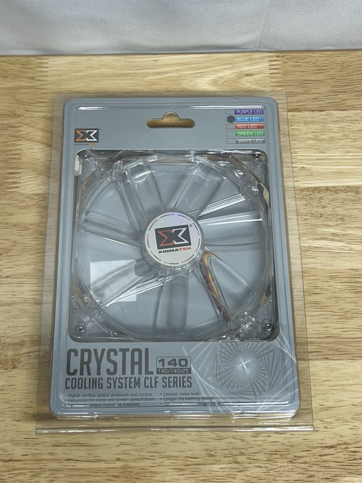 Xigmatek Crystal Cooling System CLF 140 Series Fan Blue Led