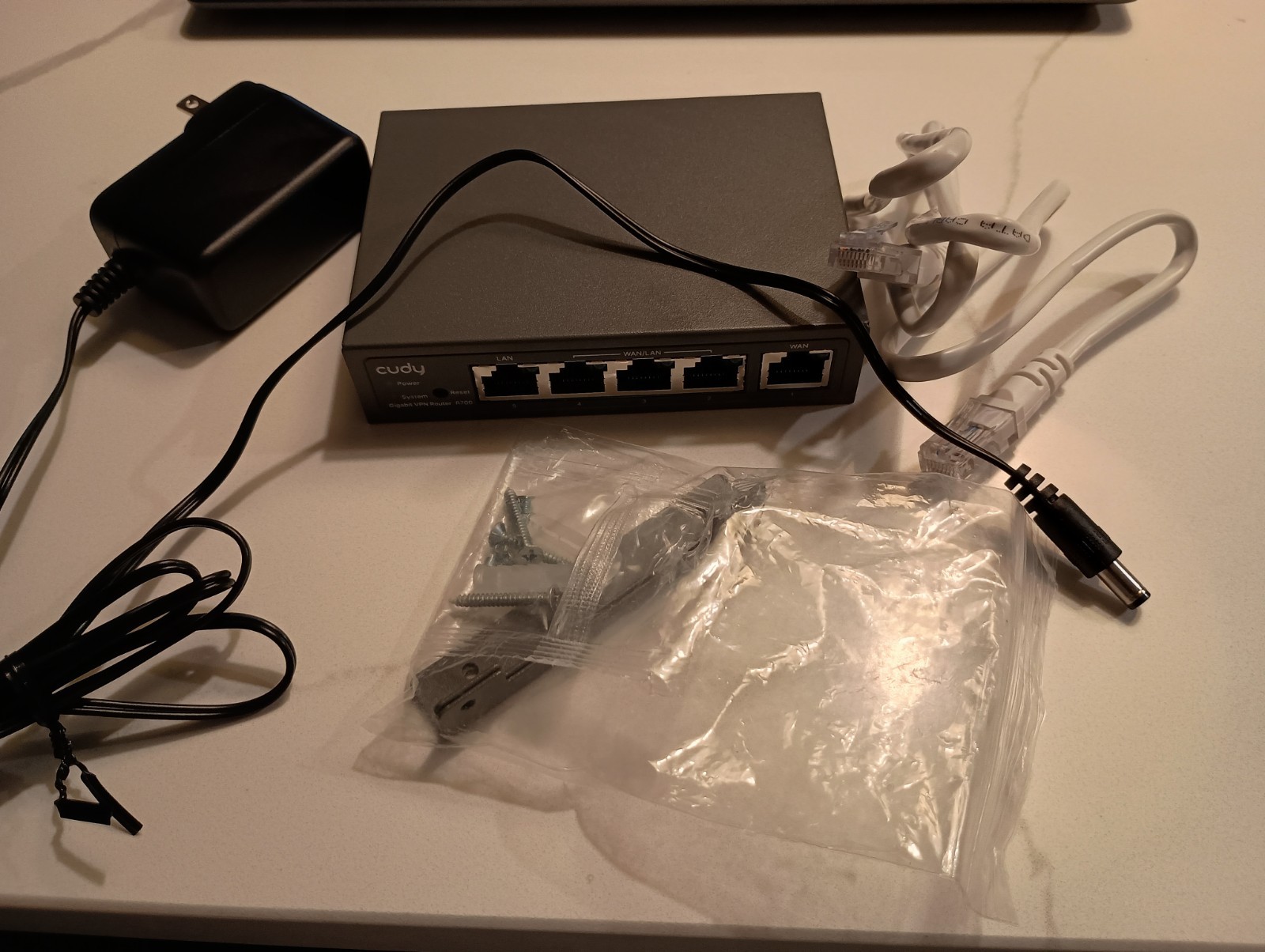 Cudy R700 Gigabit Multi-WAN VPN Router, Up to 4 Gigabit WAN Ports OPEN BOX NEW