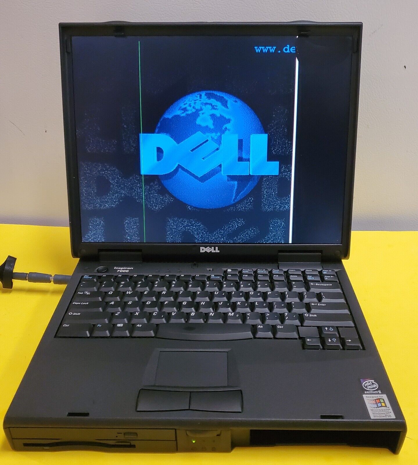 TWO (2) Vintage Dell Inspiron 7000 PPI Pentium II Laptop Computers - Sold as is