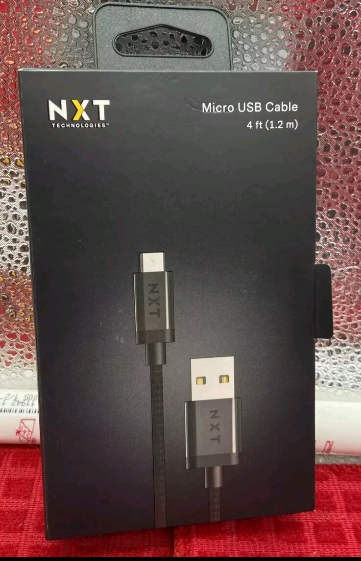 NXT Tech 4 Ft. USB-A to Micro-USB Charging Cable for Samsung/Android, Black54334