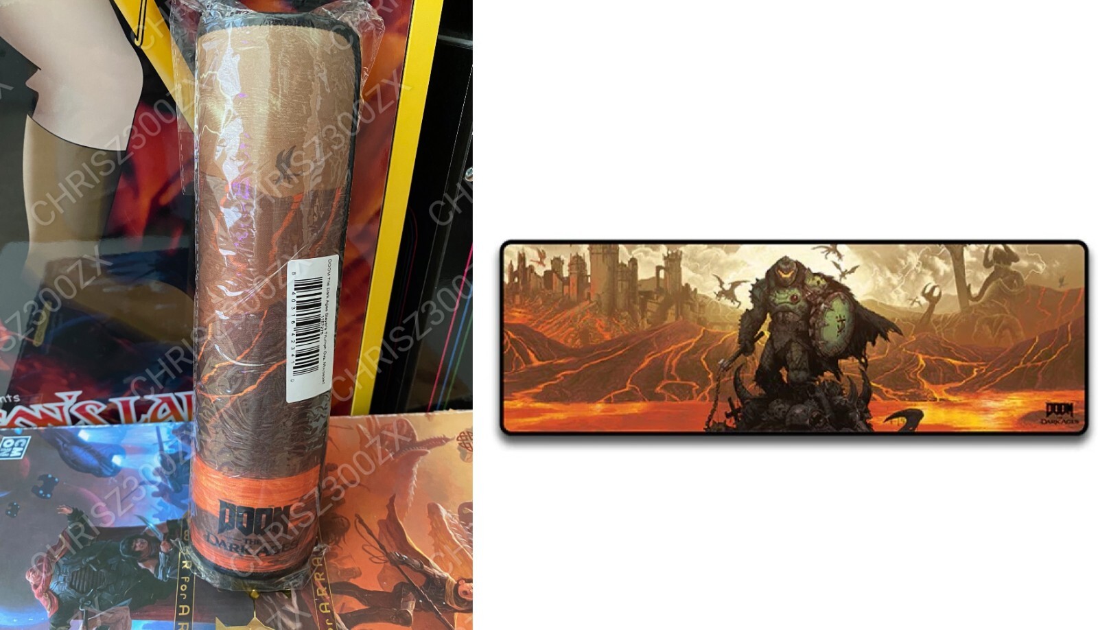 DOOM The Dark Ages Slayer's Triumph Oversized Mousepad Desk Mat Official