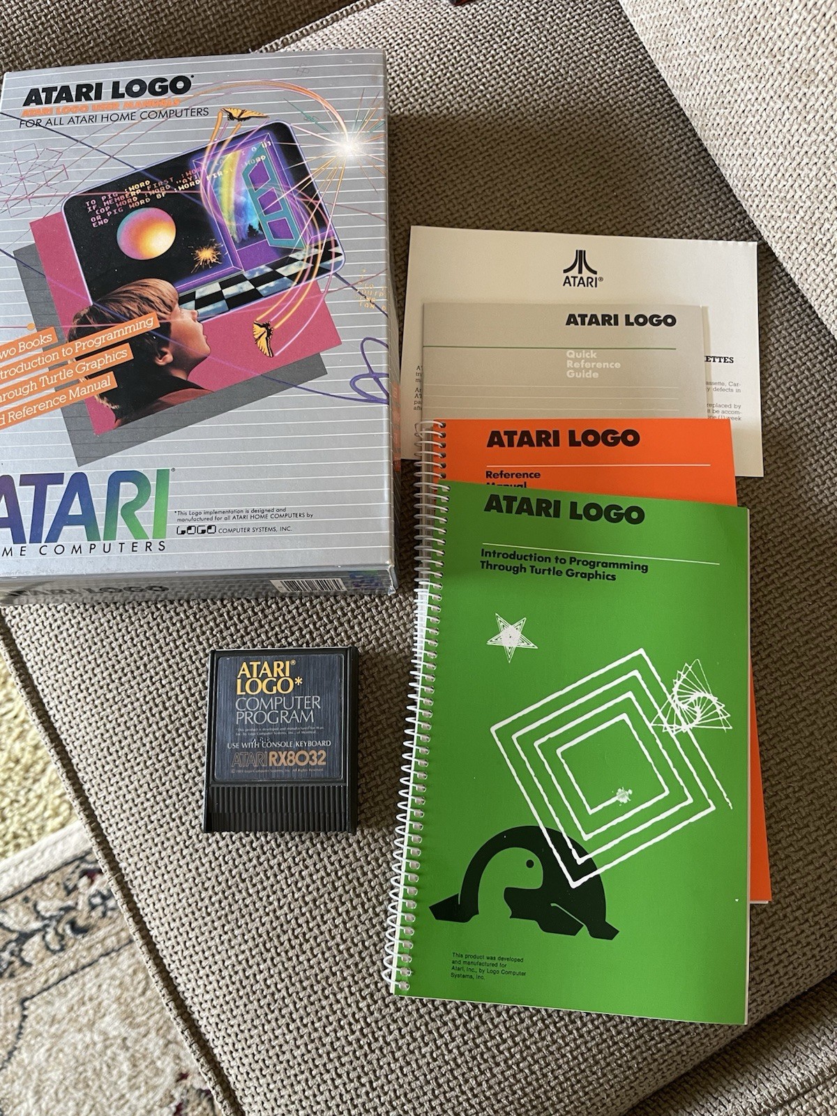 Atari 1983 Logo Reference and Programming Manuals for Home Computer