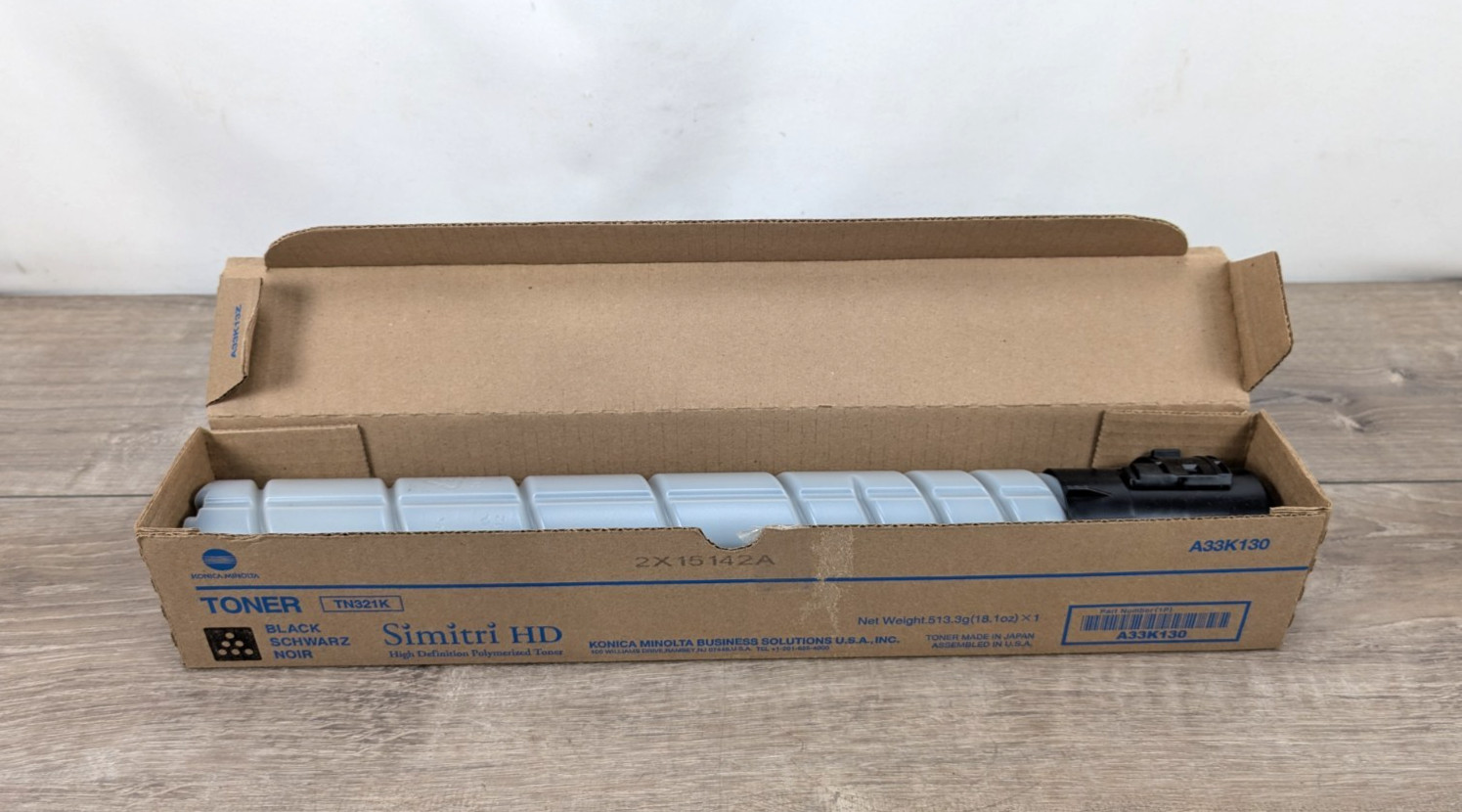 Genuine Konica Minolta TN321K BK Original Packaging