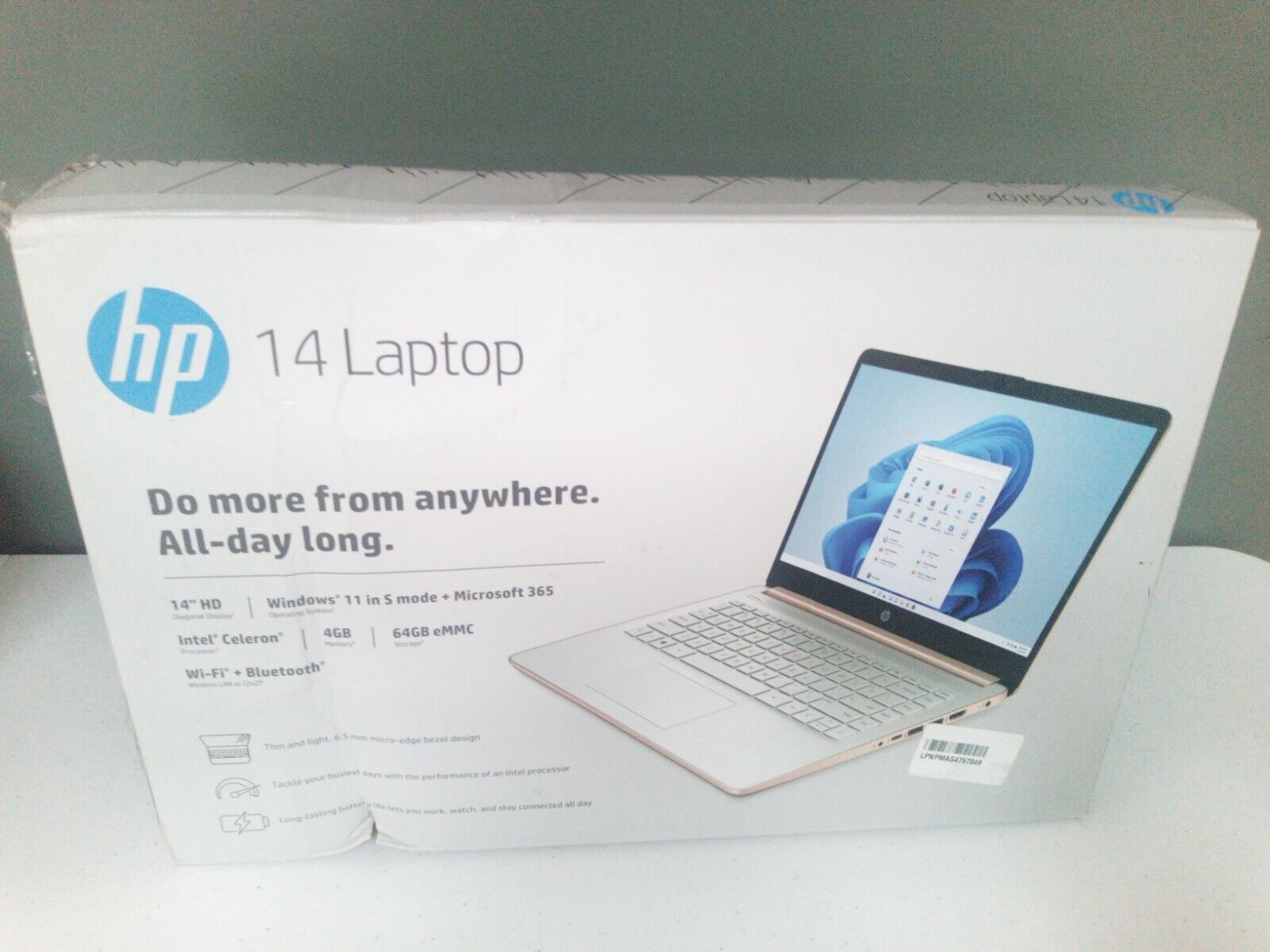 New, Sealed HP Laptop 14-DQ0054DX 14