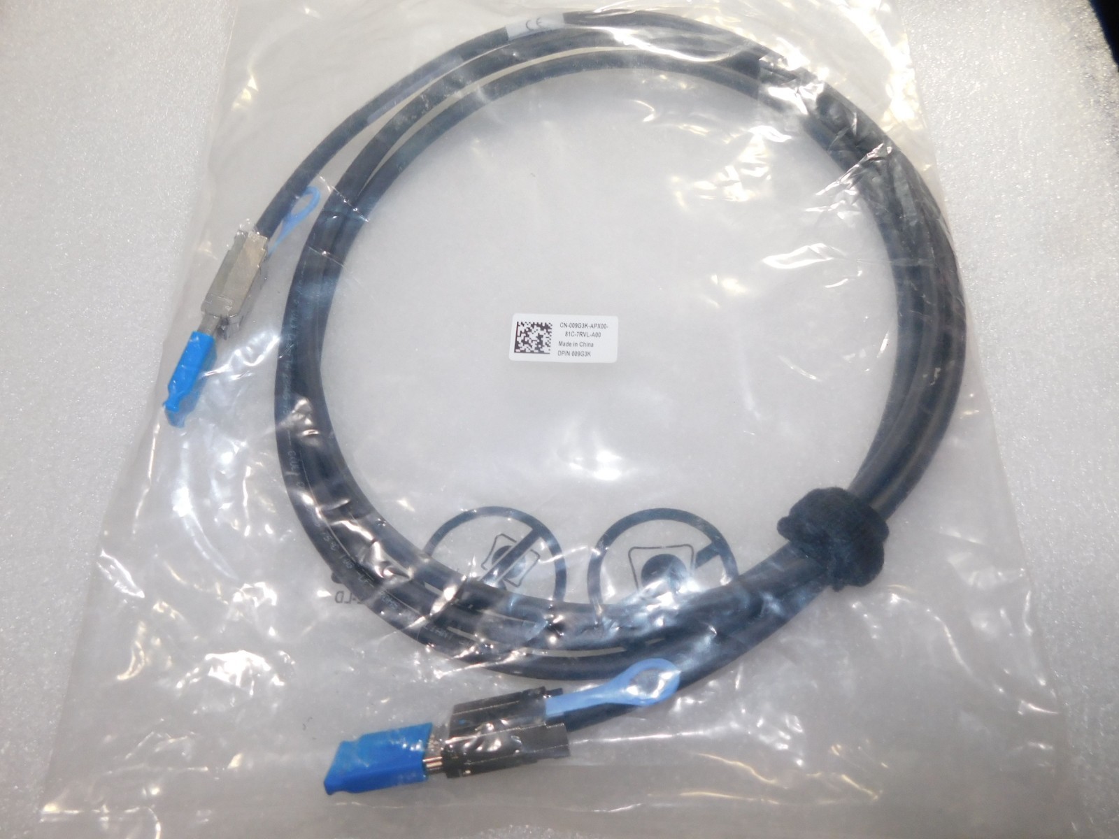 GENUINE DELL 009G3K 09G3K 3M 9.10FT EXTERNAL MINI-SAS/SFF-8088 CABLE NEW