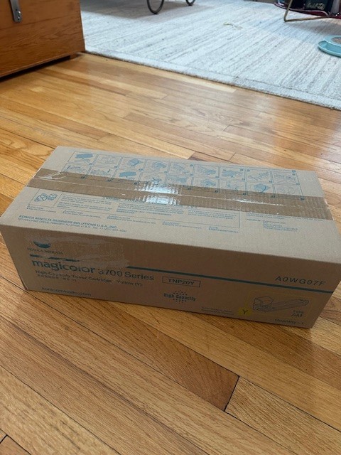 Genuine Konica Magicolor 4700 Series IUP12Y Yellow Imaging Unit New A0WG08F
