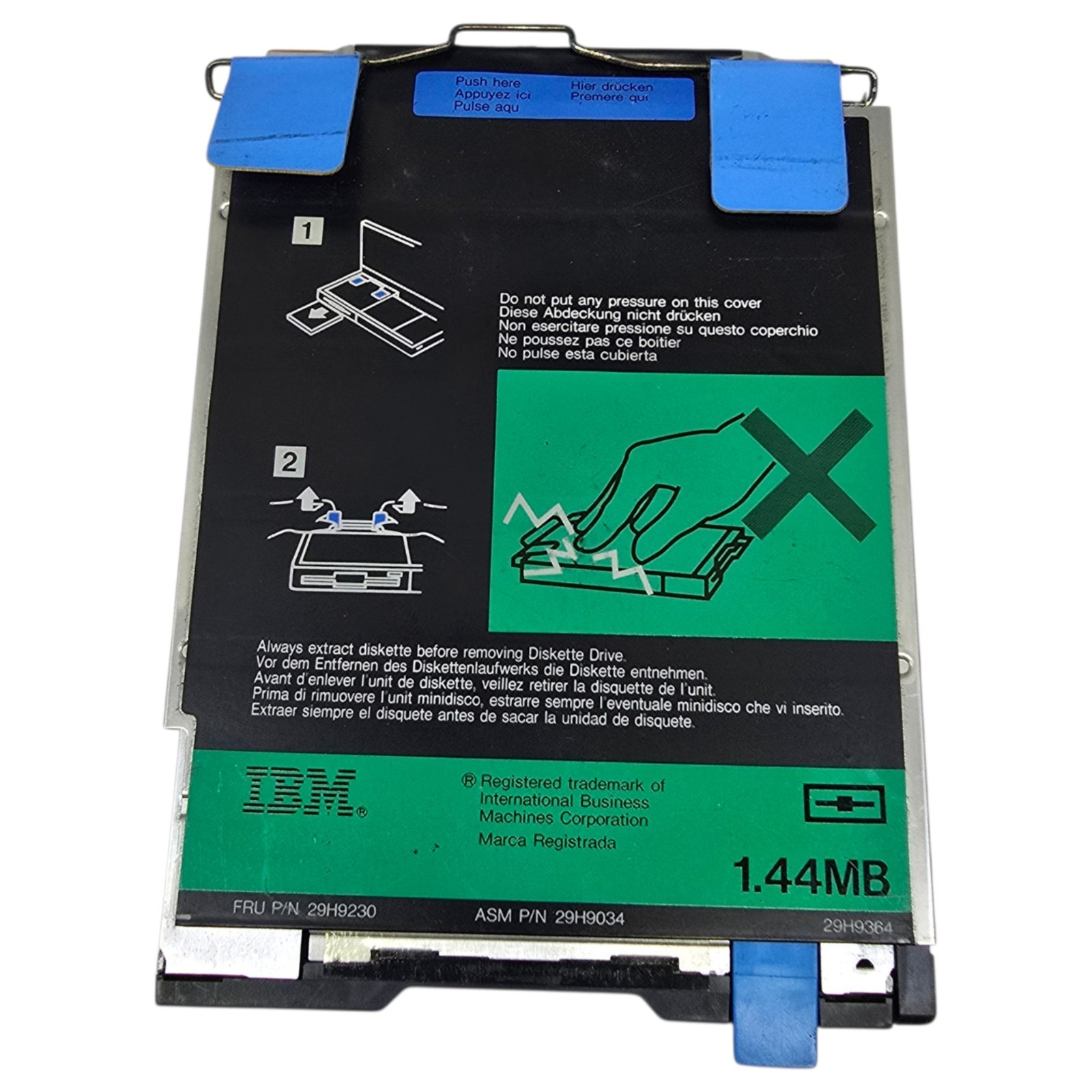 UNTESTED Vintage IBM Thinkpad 760CD Floppy Disk Drive Module