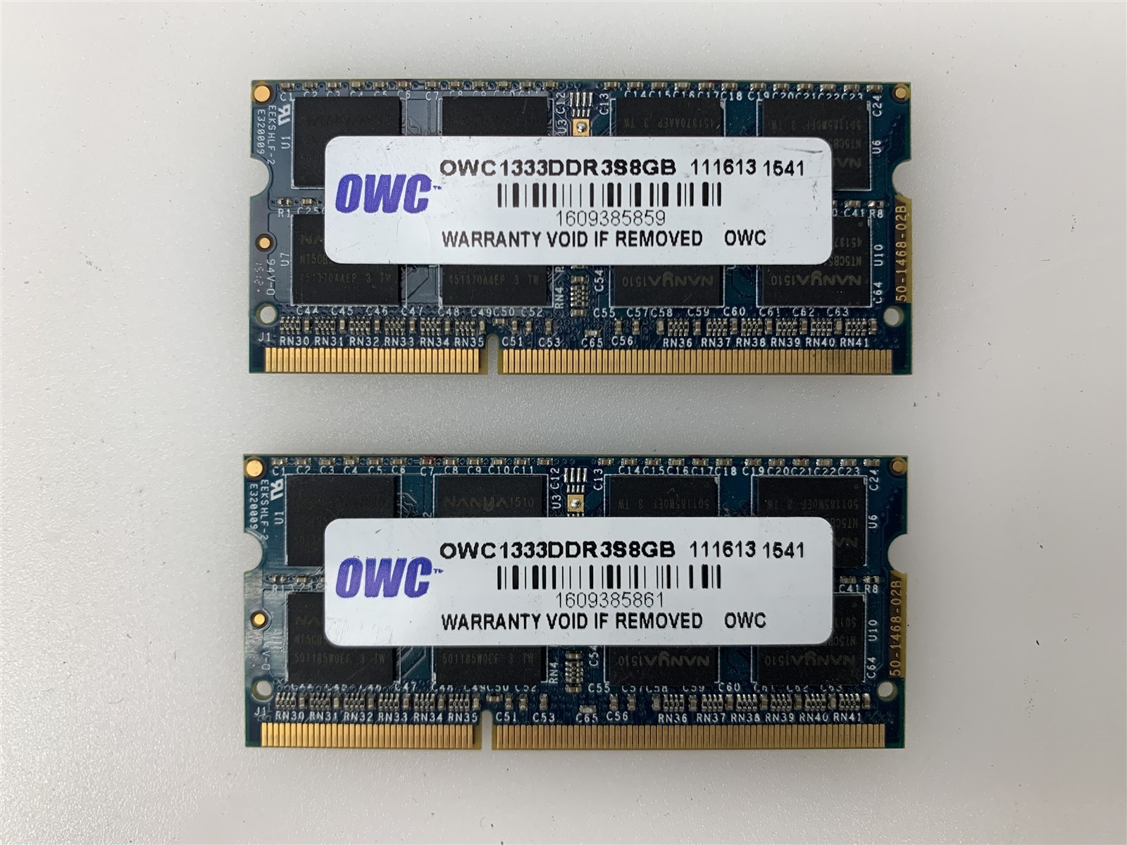OWC 16GB 2x8GB DDR3 1333 PC3-10600 Sodimm OWC1333DDR3S8GB Laptop RAM
