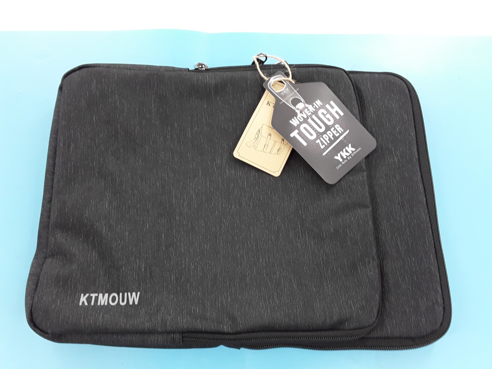 KTMOUW 14.5 Inch Waterproof Laptop Case-Shockproof Laptop Bag Black