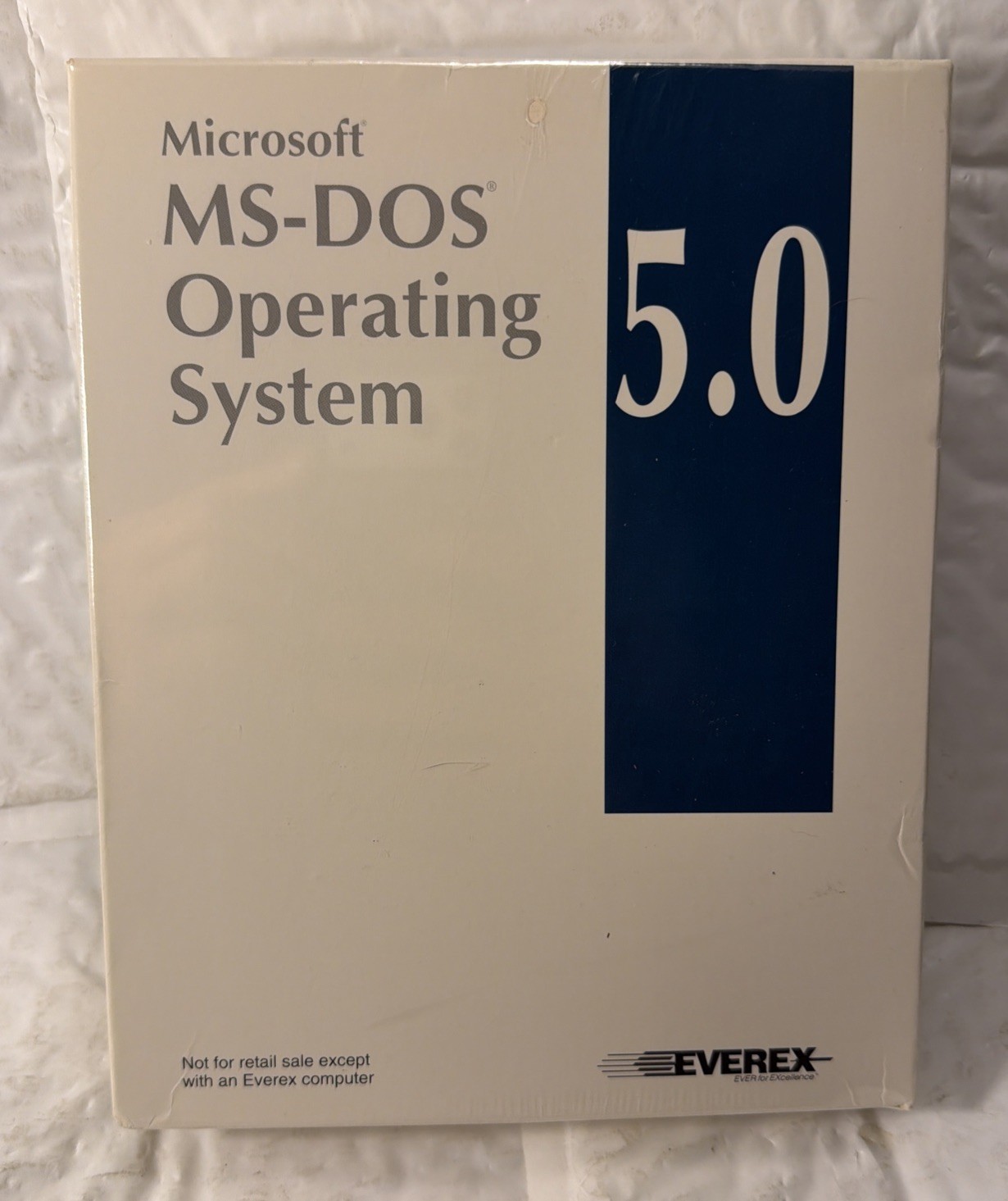 MS-DOS 5.0 Operating System Factory Sealed Includes Manuals & Discs USA Everex