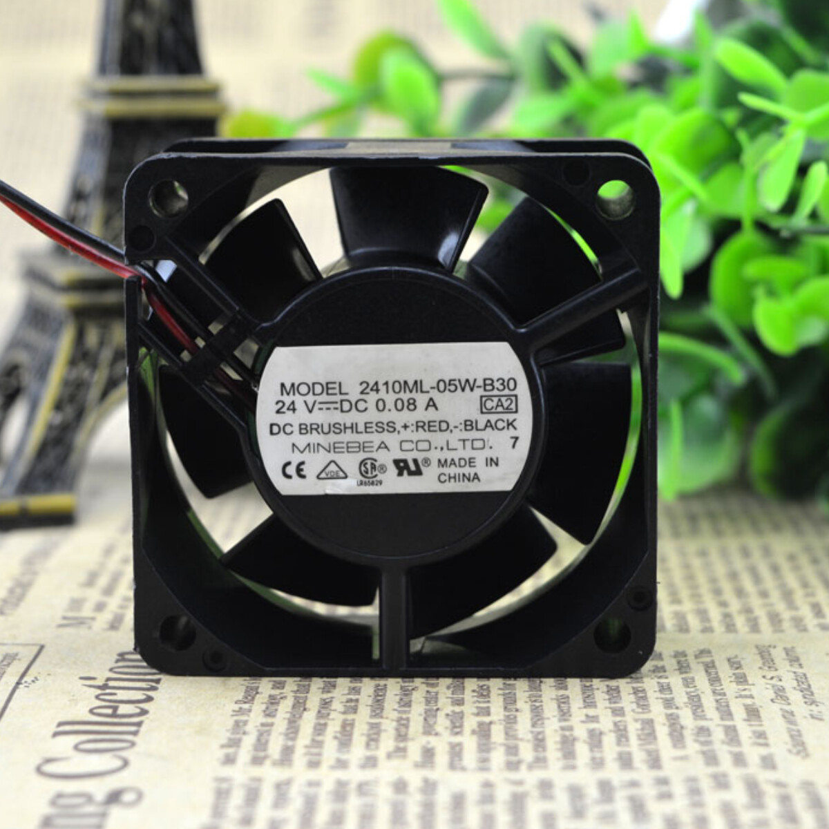 NMB 6025 6CM 2410ML-05W-B30 24V 0.08A Chassis Cooling Industrial Fan