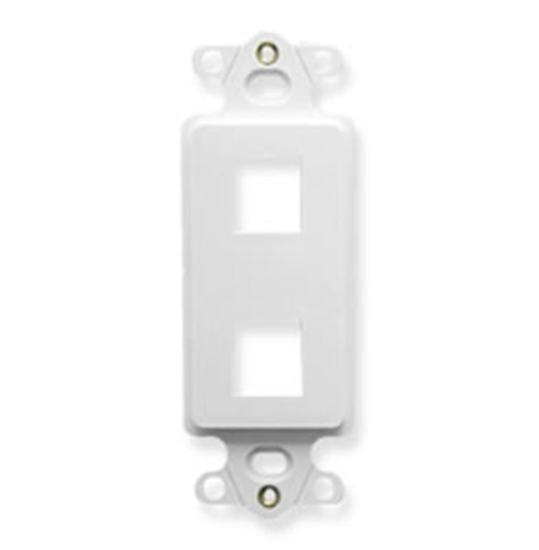 ICC Decorex Insert 2Port White (ICC-IC107D12WH)