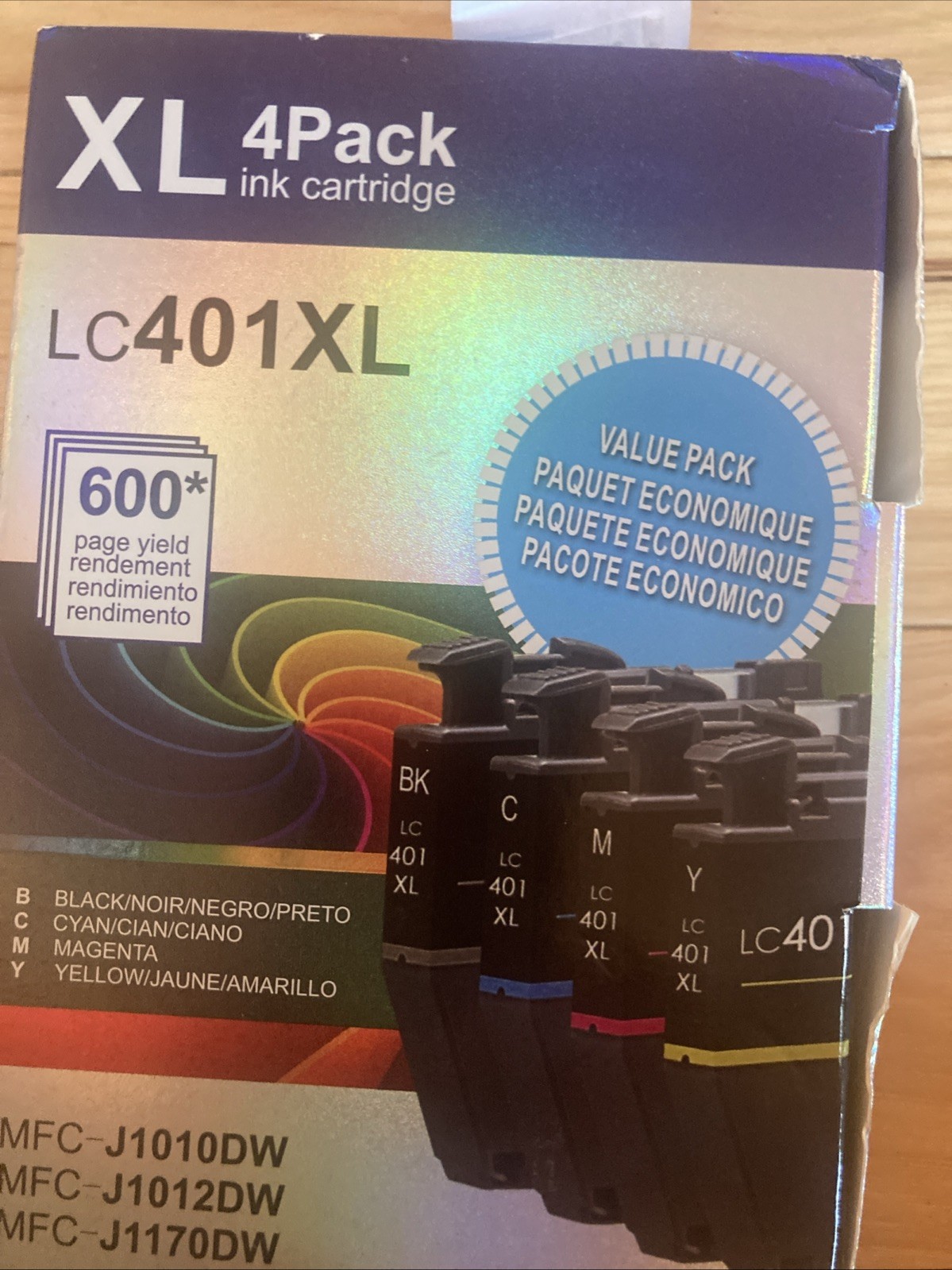 LC 401XL 4 Pack Ink Cartridge