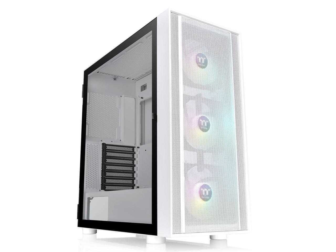 Thermaltake H570 TG Snow Edition ATX Mid Tower ARGB Tempered Glass Computer Case