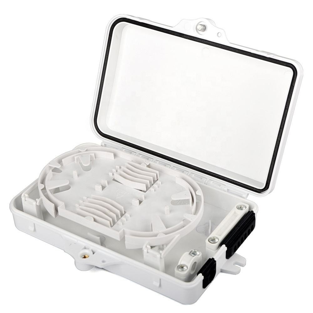 5pcs 2 core Optical Termination Box FTTH 4 /6 Port fiber Optic Distribution Box