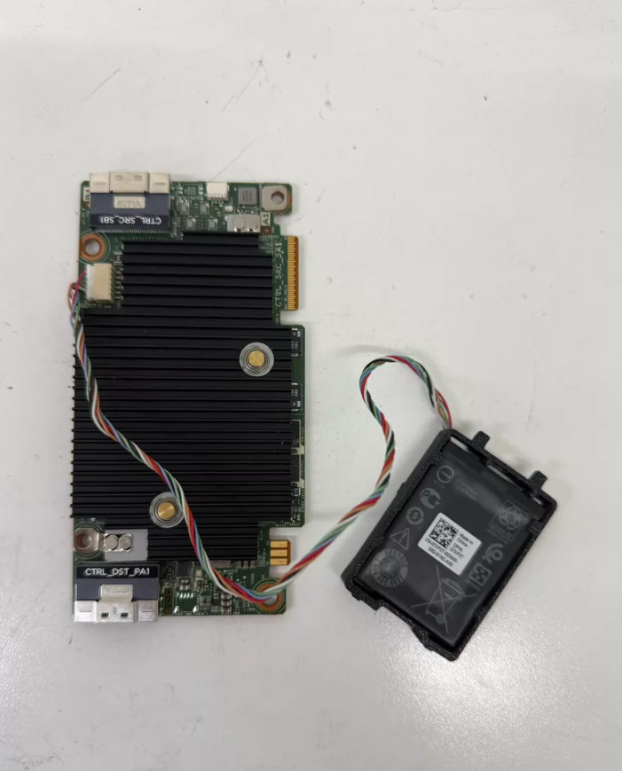used Dell PERC H755 8G NV 12Gb PCI-E RAID with battery K2mkj 3KDWX 03KDWX