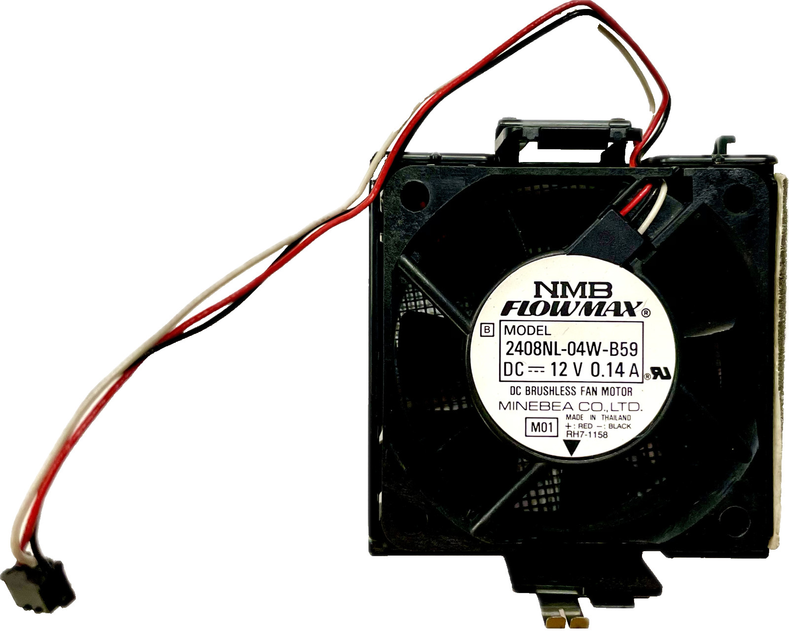 Genuine Minebea NMB FlowMax DC 12V 0.14A Brushless Fan Motor 2408NL-04W-B59
