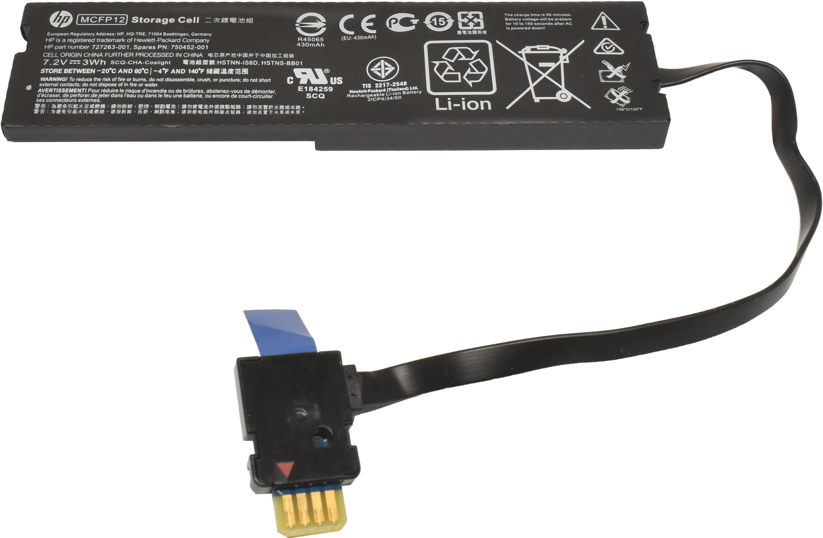 HP Battery Backup / Battery MCFP12 for HP Proliant BL460c G9 /BL660c G9 727263-001