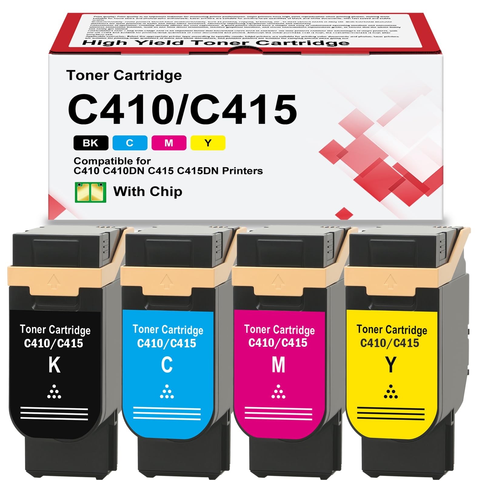 C410 C415 Toner Cartridges for Xerox C410 C410DN VersaLink C415 C415DN Printers