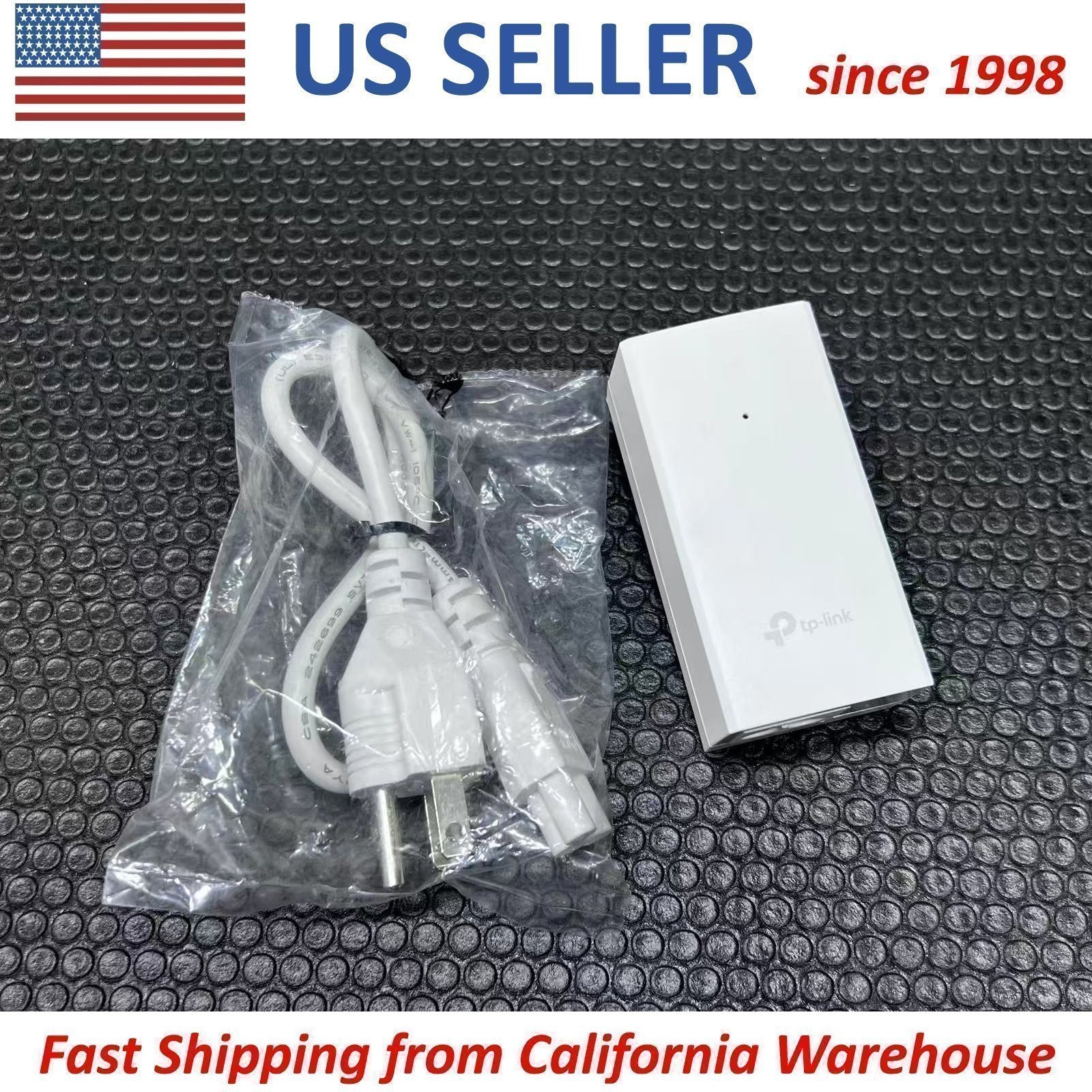 TP LINK AC 24V PoE Passive Ethernet Adapter TL-POE2412G Omada T240050-2-PoE 0.5A