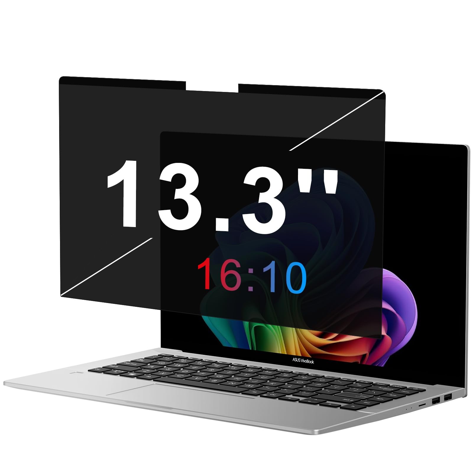 OMOTON Magnetic Laptop Privacy Screen, 13.3 Inch 16:10