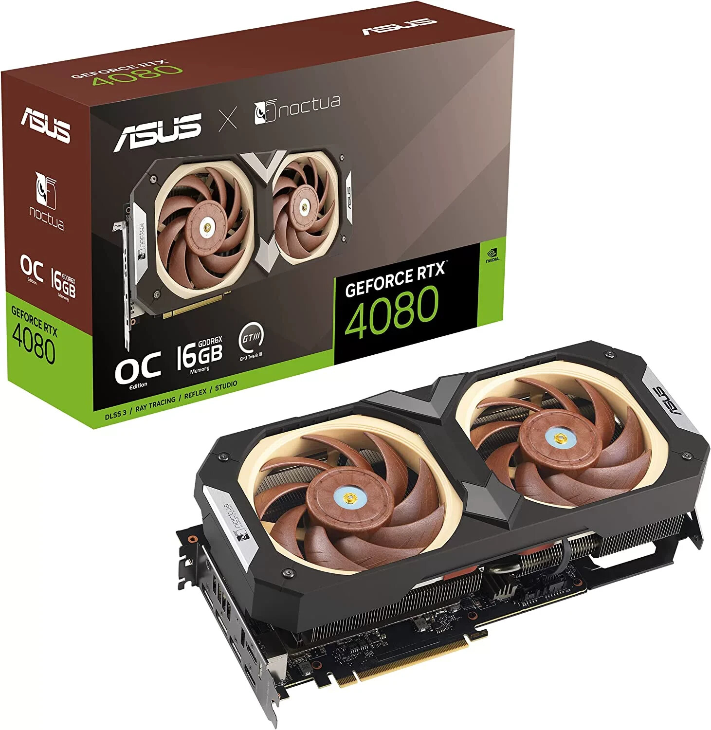 OEM New For ASUS GeForce RTX 4080 Noctua OC 16GB GDDR6X Graphics card