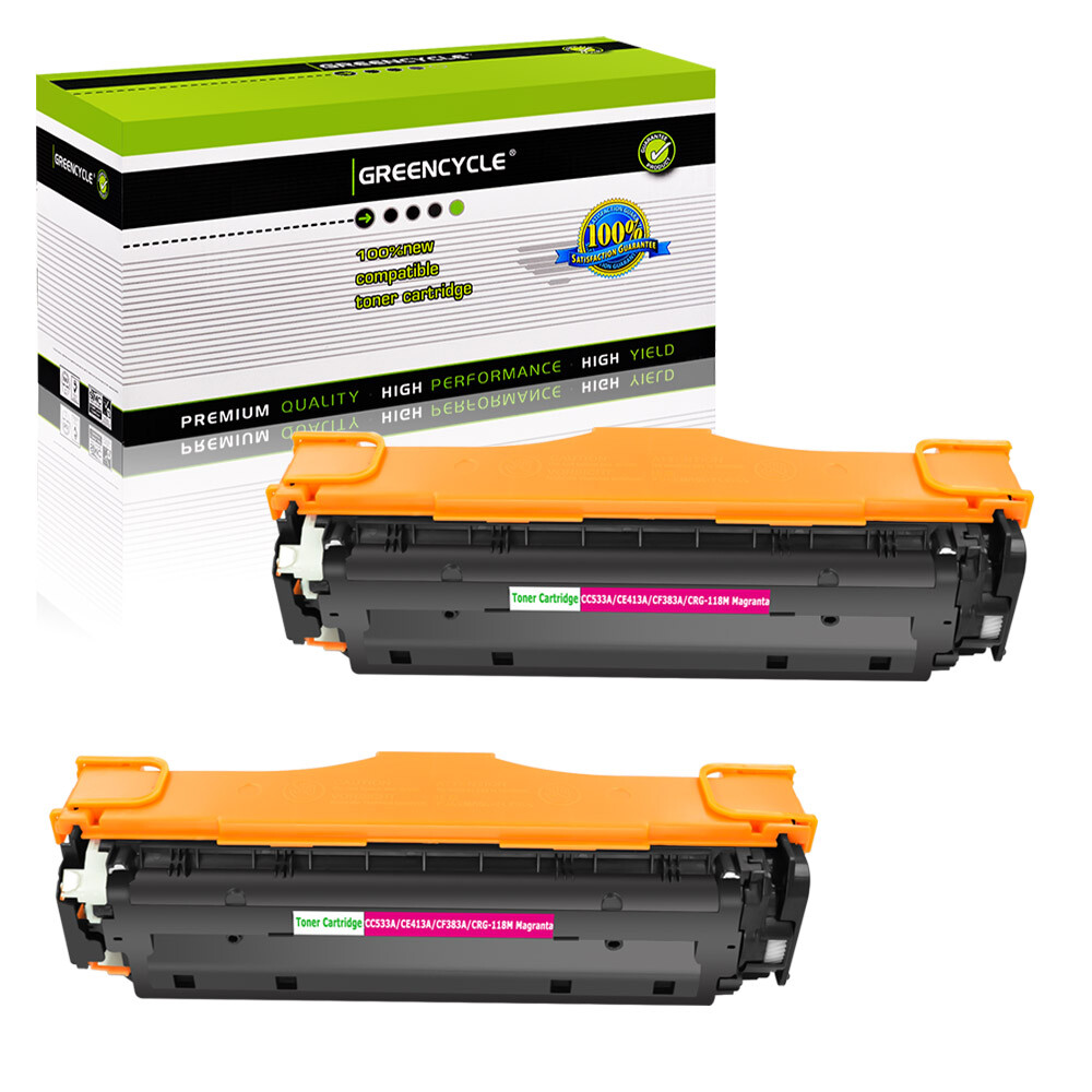 2PK CE413A Magenta Toner Fits For HP 305A LaserJet Pro400 M451dn M451dw M475dw