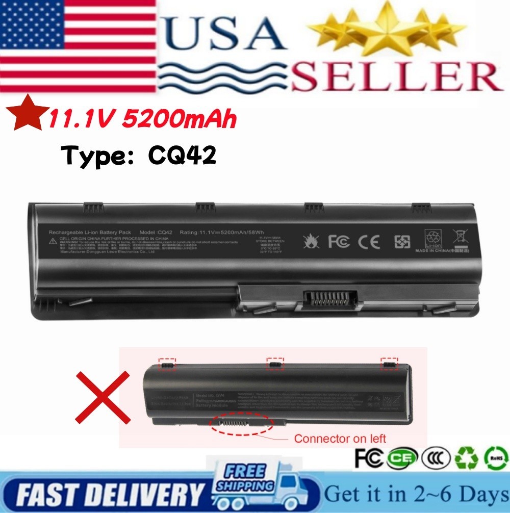 ✅LOT CQ42 Battery For HP Pavilion 2000 250 430 431 635 650 655 G4 G6 G62 G7