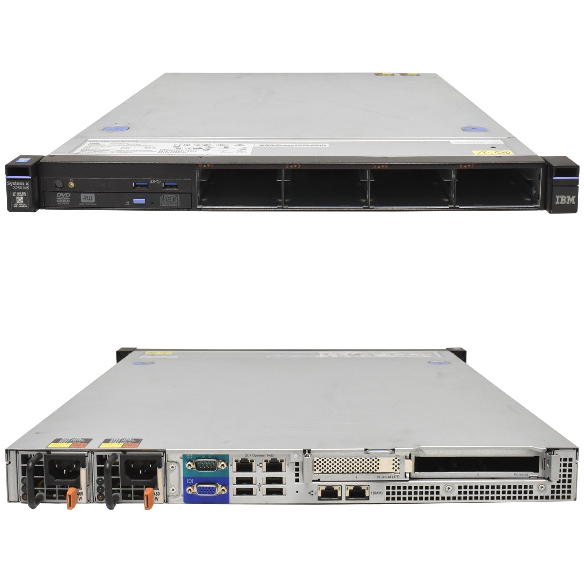 IBM x3250 M5 Server E3-1240 V3 QC 3.4GHz 16GB RAM 8x SFF 2.5 2x HDD 250GB