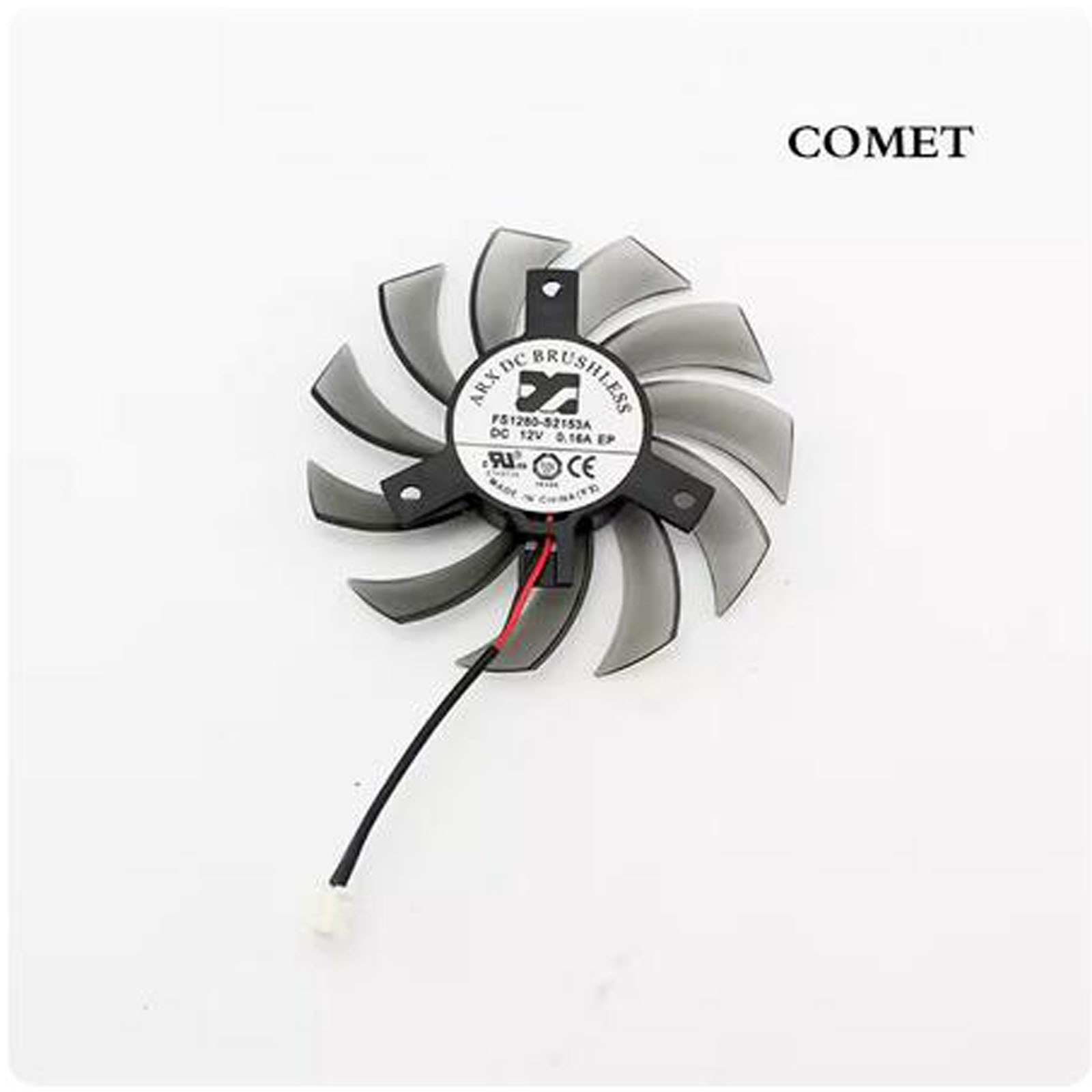 Graphics Card Fan Cooling Fan FS1280-S2153A 12V 0.16A Diameter 75mm Hole 40mm ##