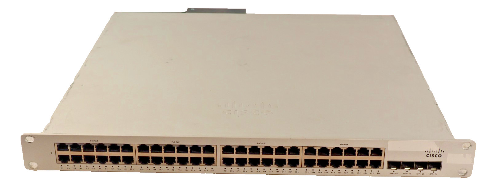 Cisco Meraki MS350-48FP 48-Port Gigabit PoE Ethernet Switch Dual 1025W Unclaimed
