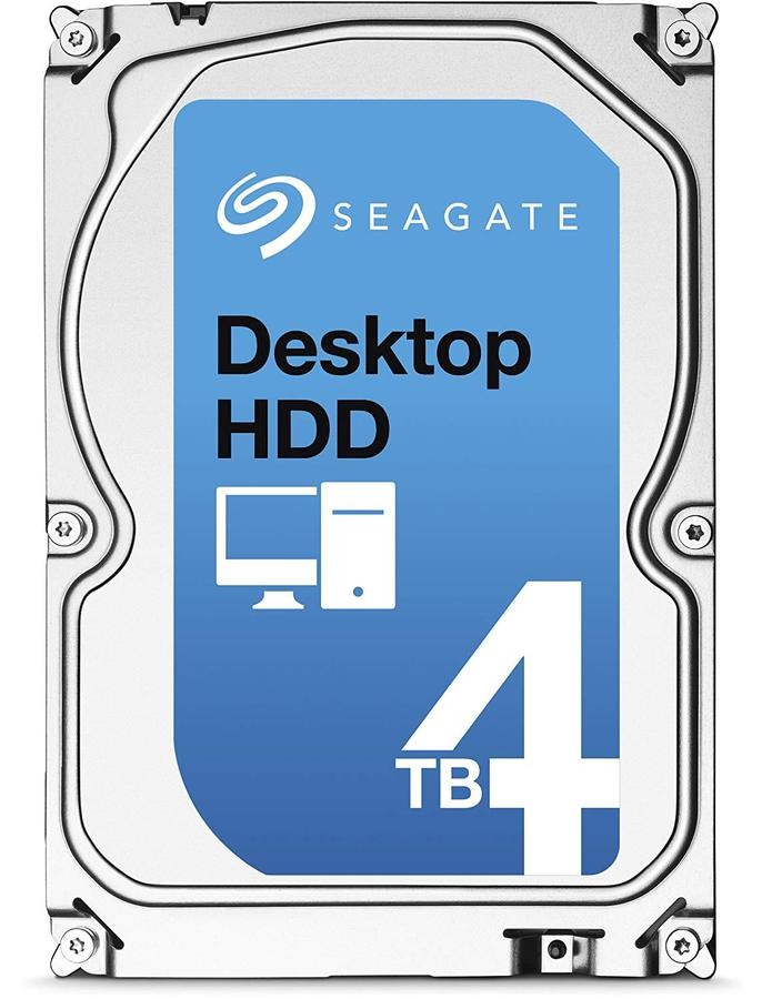 Seagate Desktop HDD - 4 TB 5900 RPM SATA 6 Gb/s 64 MB Cache (STBD4000400)
