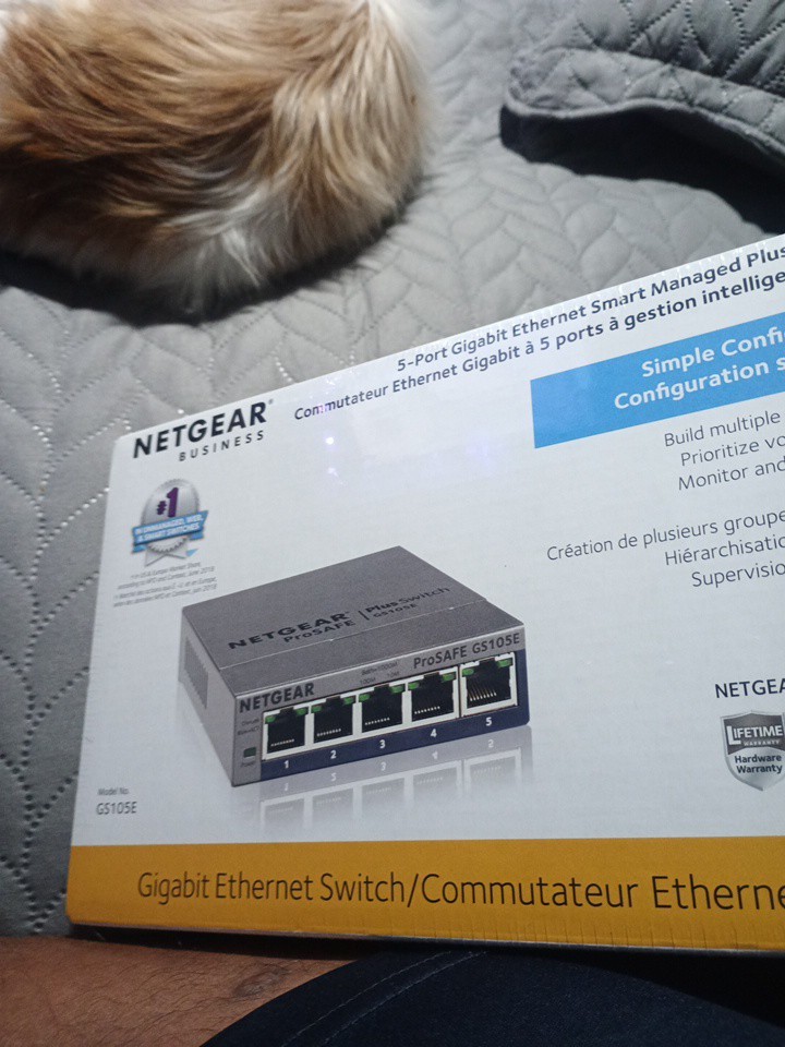 Netgear Business 8-Port Gigabit Ethernet Desktop Switch Plug-N-Play Connectivity