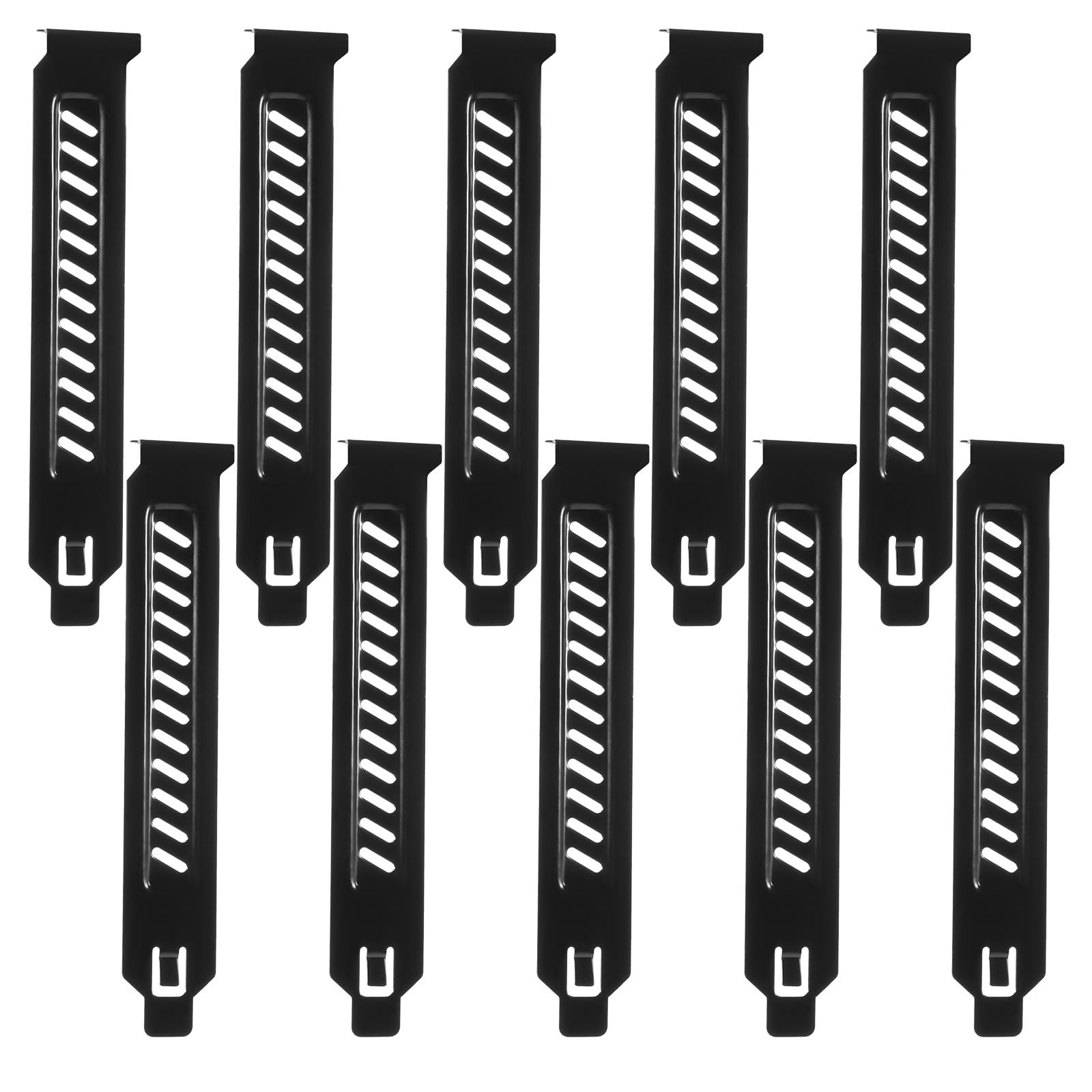 10 PCS PCI Slot Cover, Vented Slot Covers for Computer Cases, Dust Filter Bracke