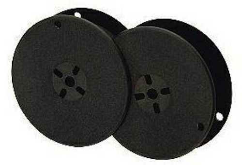 OLYMPIA DELUXE MANUAL PORTABLE SPOOL TYPEWRITER RIBBON BLACK & RED