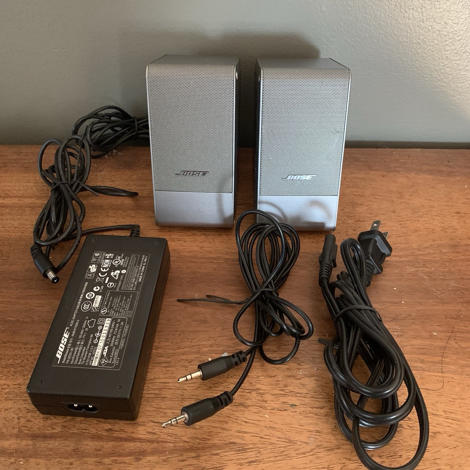Bose Computer Music Monitor MusicMonitor Speakers With Power Supply