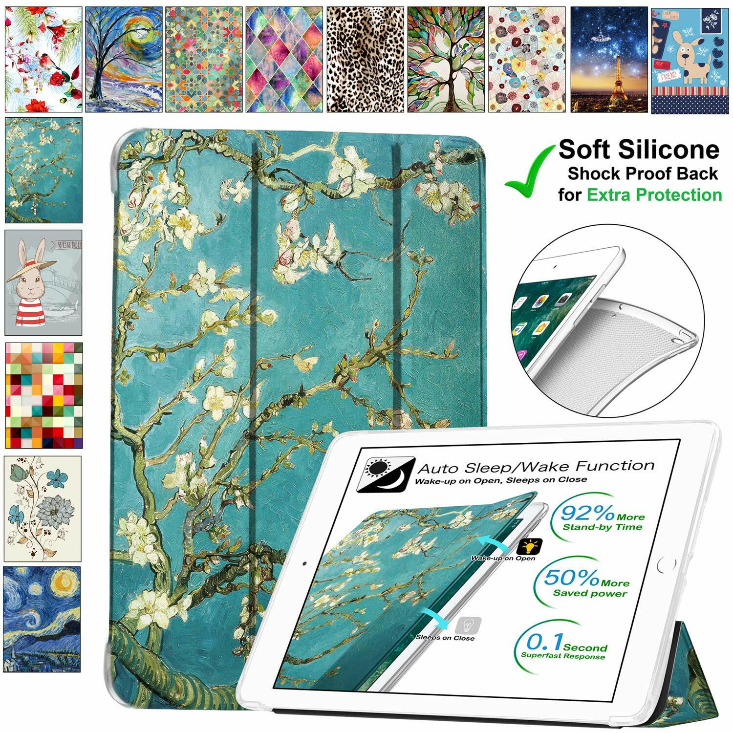 iPad 9.7 Air 4 3 2 1 5th 6th 7.9 10.2 10.5 10.9 Case Slim TriFold Starry Night