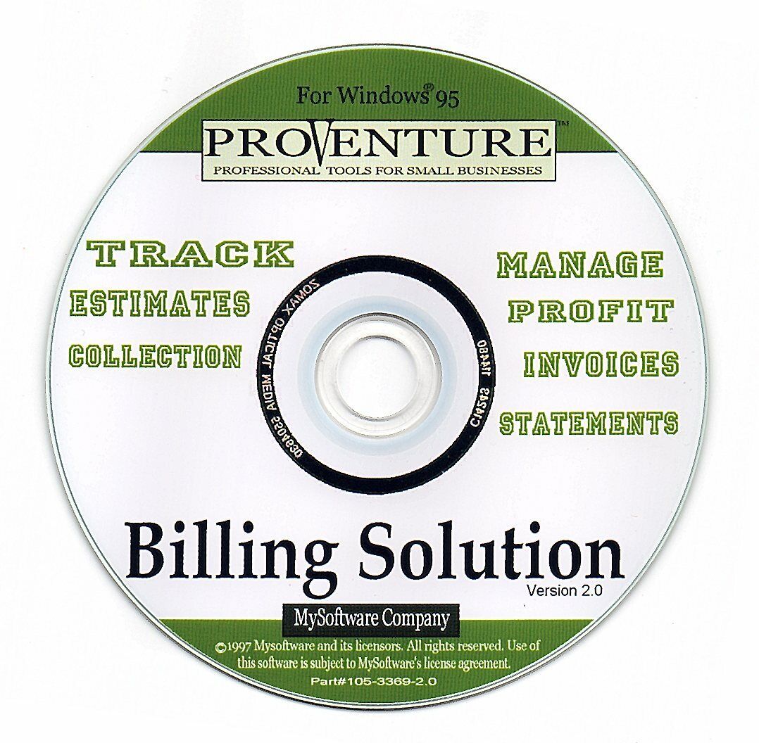 Billing Solution CD Software Invoice / Estimate / Statement and more