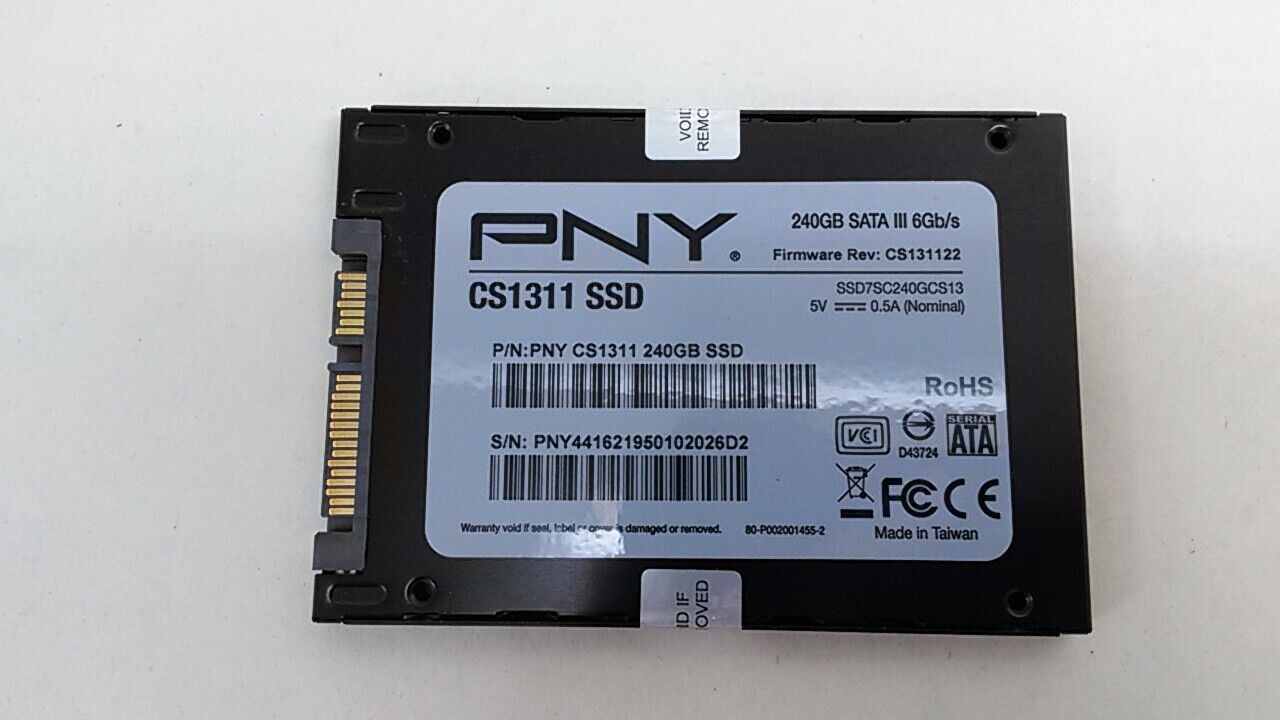 PNY CS1311 SSD7SC240GCS13 240 GB 2.5 in SATA III Solid State Drive