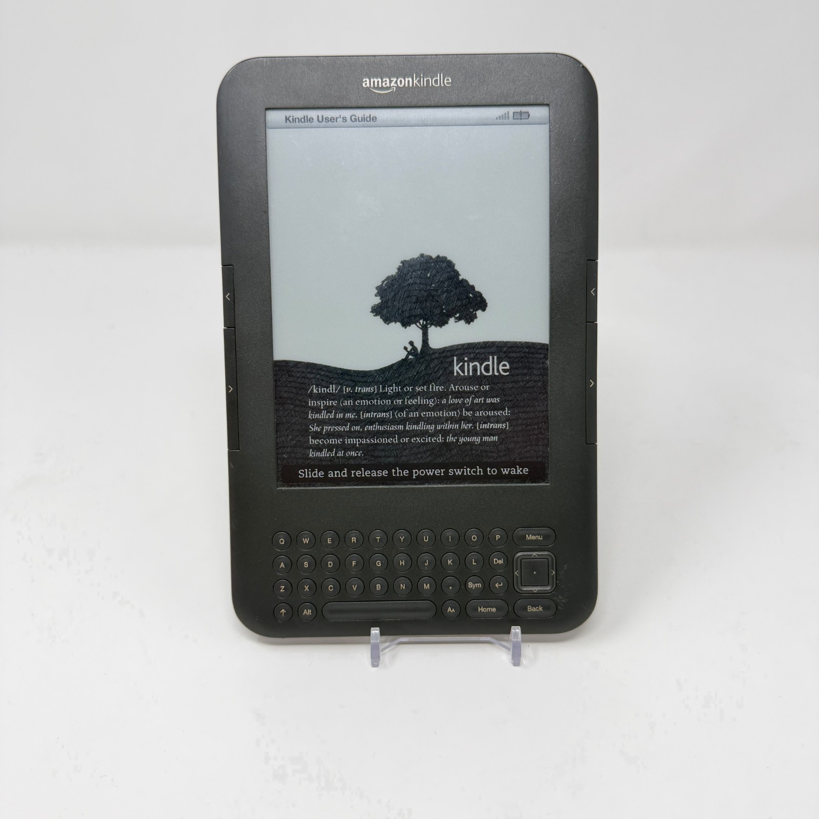 Amazon Kindle Keyboard 3rd Gen D00901 Wi-Fi 3G 6" eReader New Battery Used