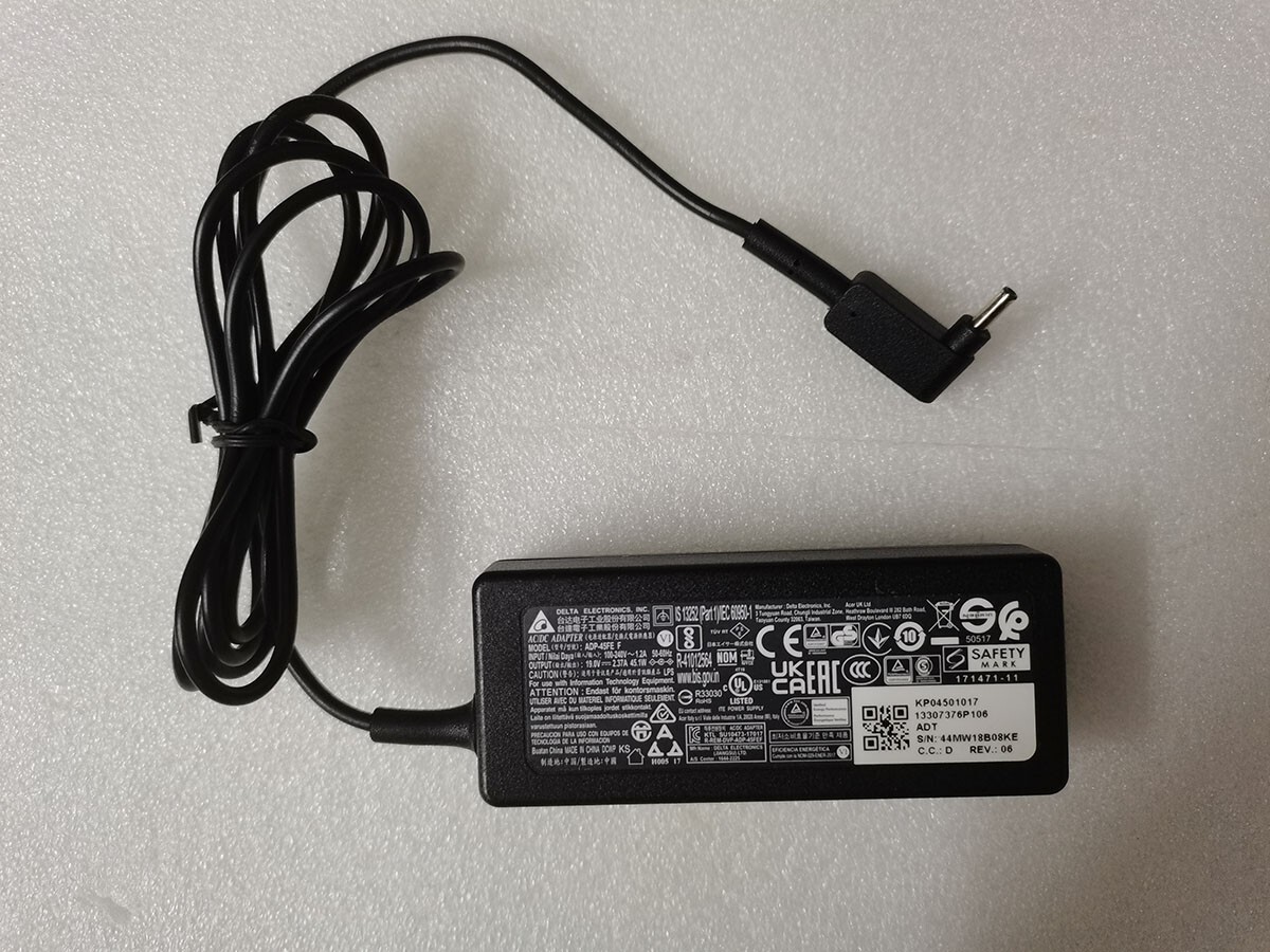 Compatible Delta19V2.37A 3.0mm45W ADP-45FE F For Acer Aspire3 N22C6 A315-59-53ER