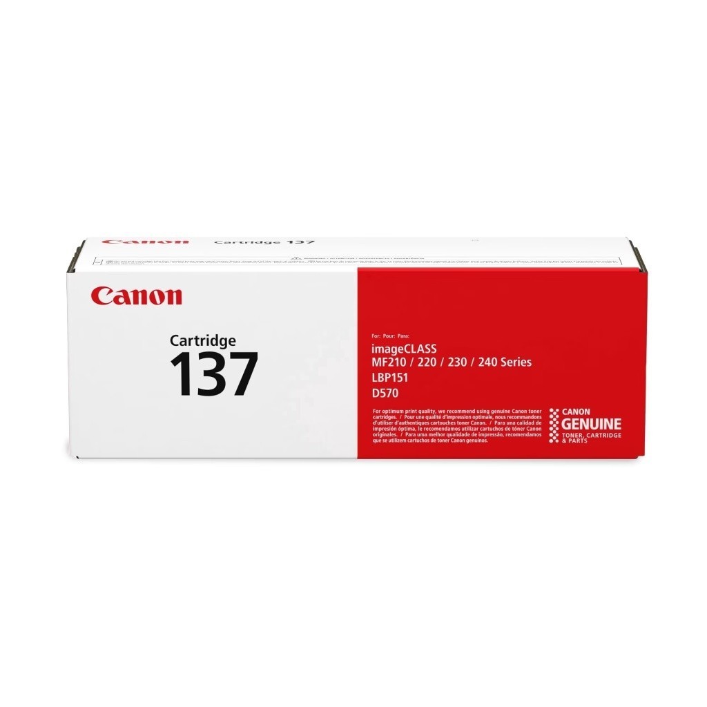 Canon 137 Black Toner Cartridge MF210 Series, MF220 Series, MF230 Series - NEW