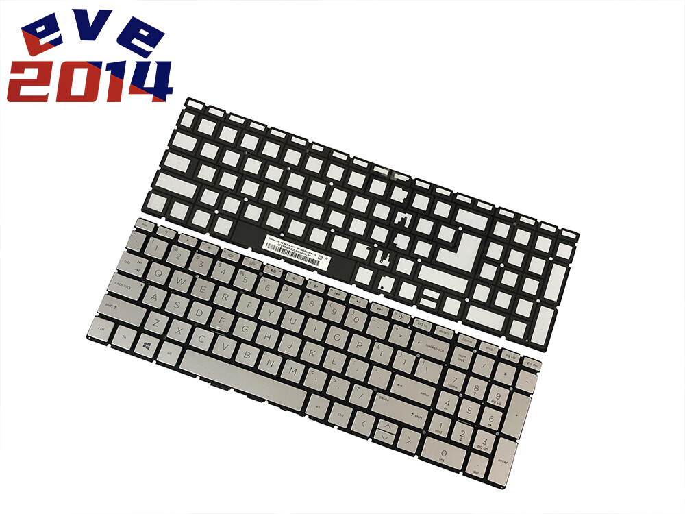 Backlight Keyboard Silver For HP 17-by0021dx 17-by0053od 17-by0073cl 17-by0070cl