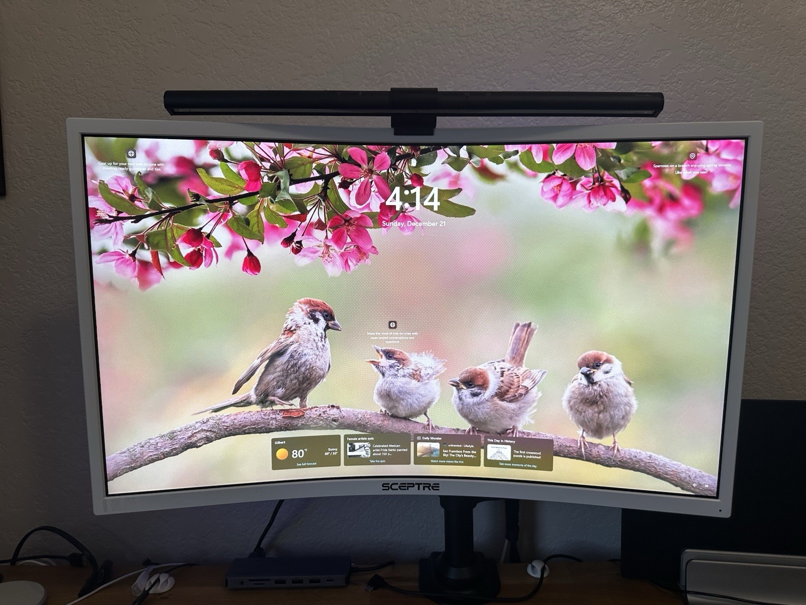 Spectre C325B-FWD240 32" 240Hz 1800R Curved Full HD Gaming Monitor - White