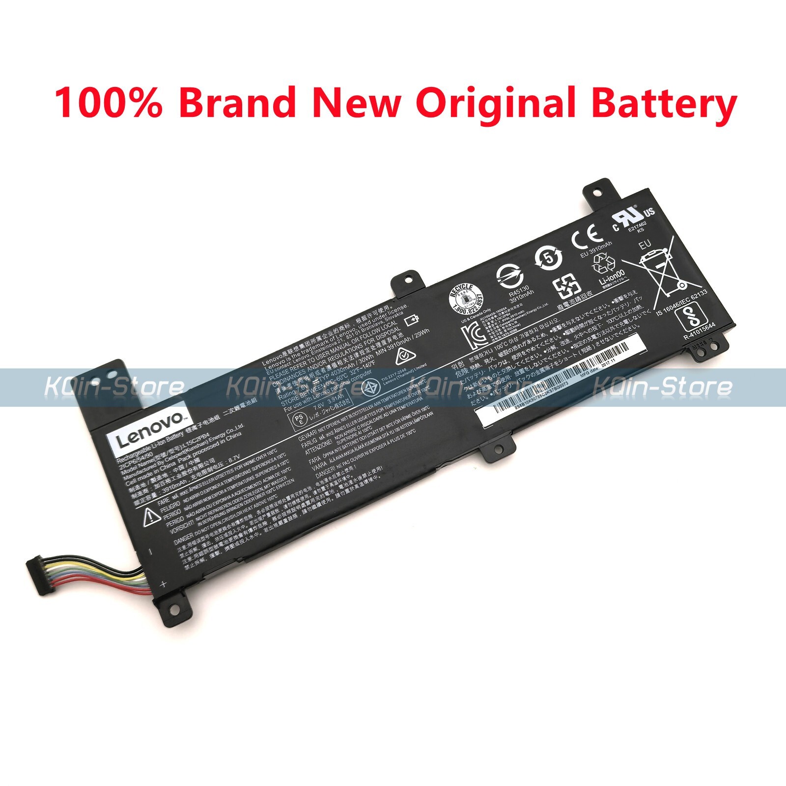 Genuine L15L2PB2 L15C2PB2 OEM Battery for Lenovo 310-14ISK 310-14IAP 310-14IKB