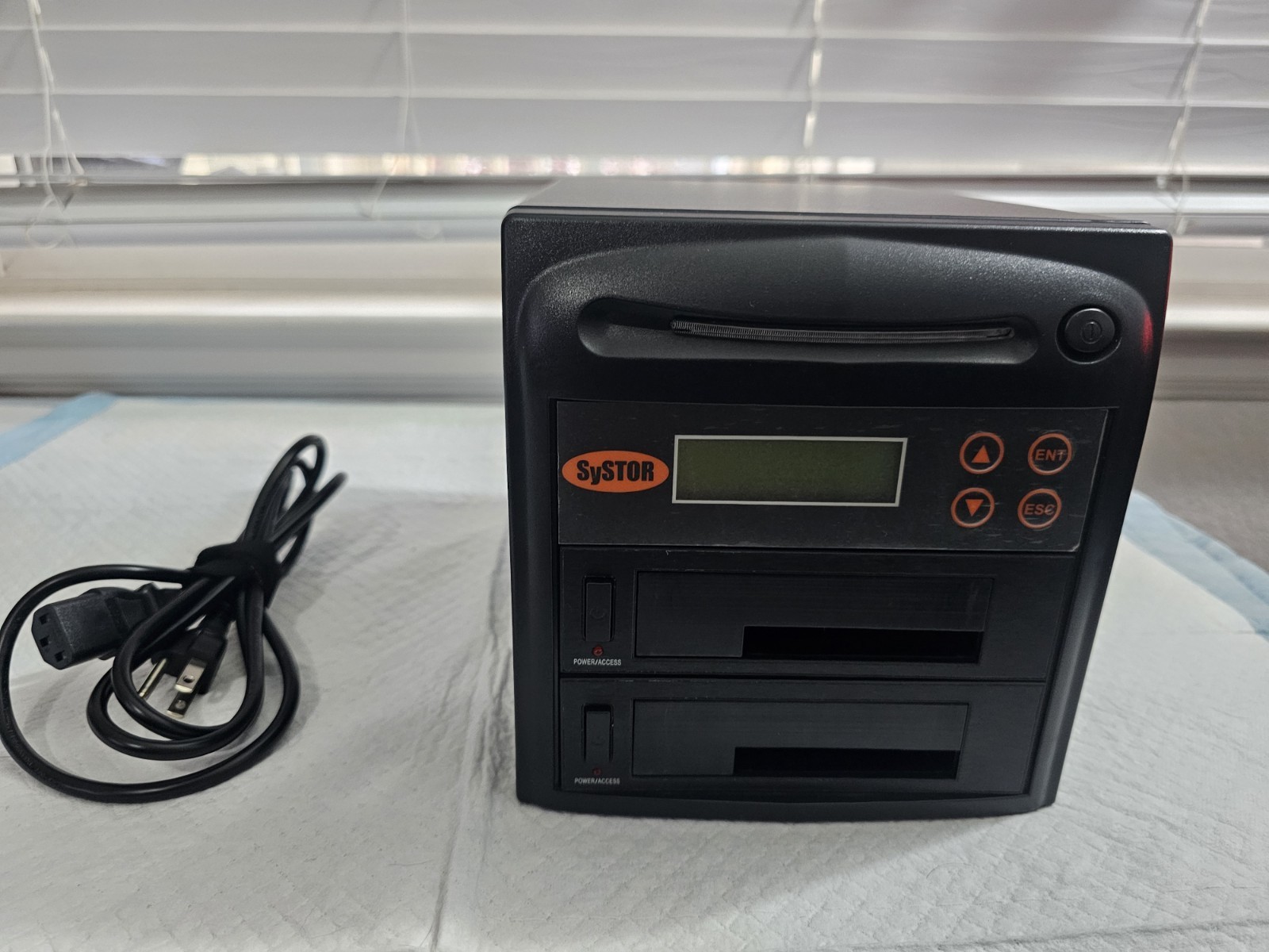 SySTOR 1-to-1 Standalone Hard Drive HDD SSD Duplicator Sanitizer SATA Cloning