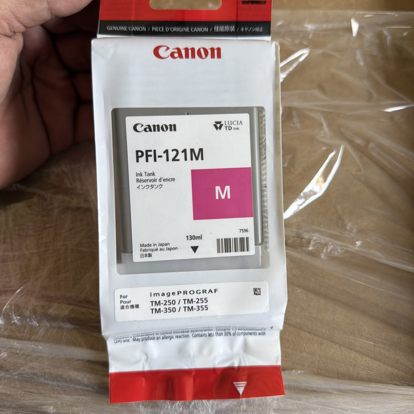 Canon 6267C001 LUCIA TD PFI-121M Ink Cartridge Magenta 130mL