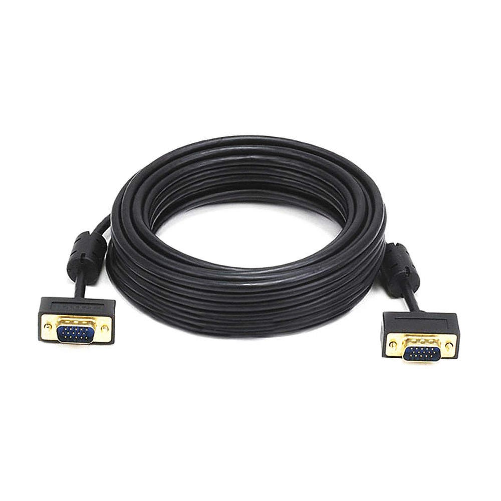MONOPRICE 6363 Video Cable,Black,25ft L 14X033
