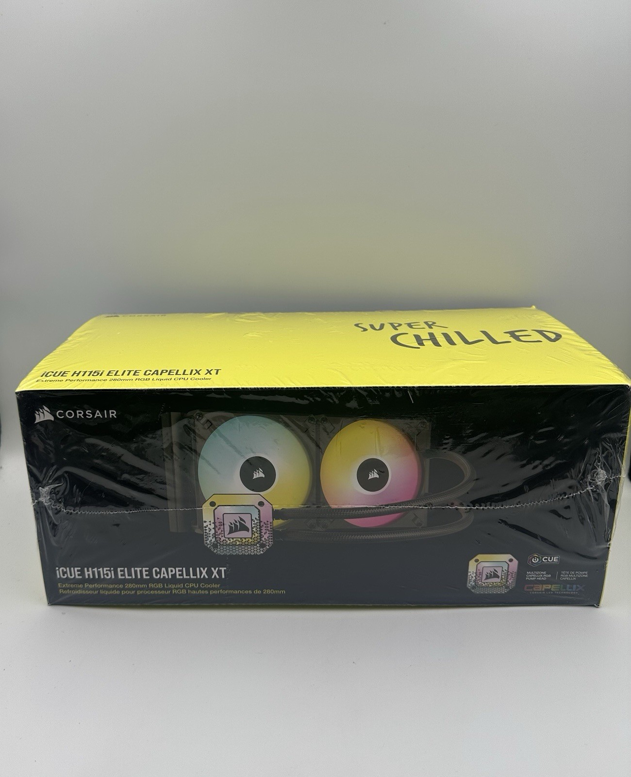 CORSAIR iCUE H115i ELITE CAPELLIX XT 2x120mm Liquid CPU Cooler-Brand New Sealed